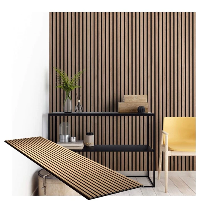 Acoustic Wood Slat spjöld