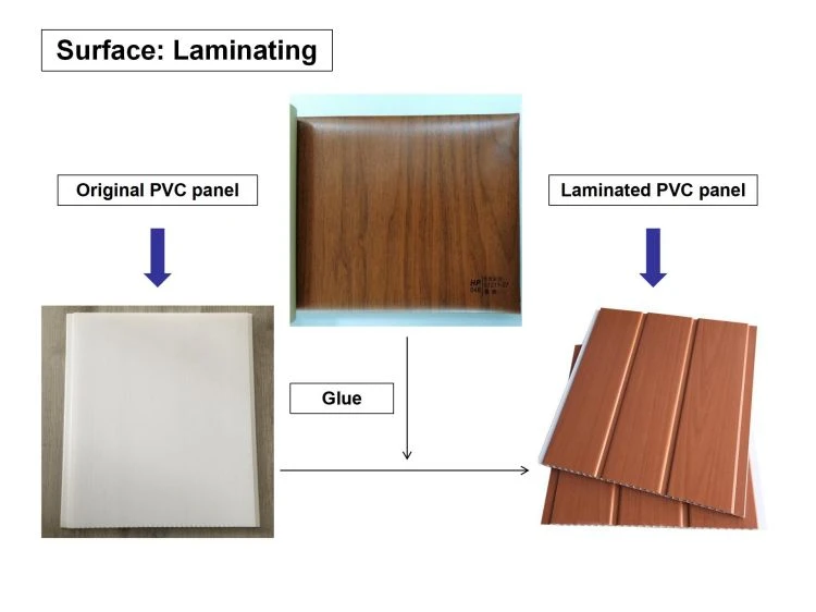 laminating for PVC ceiling cladding