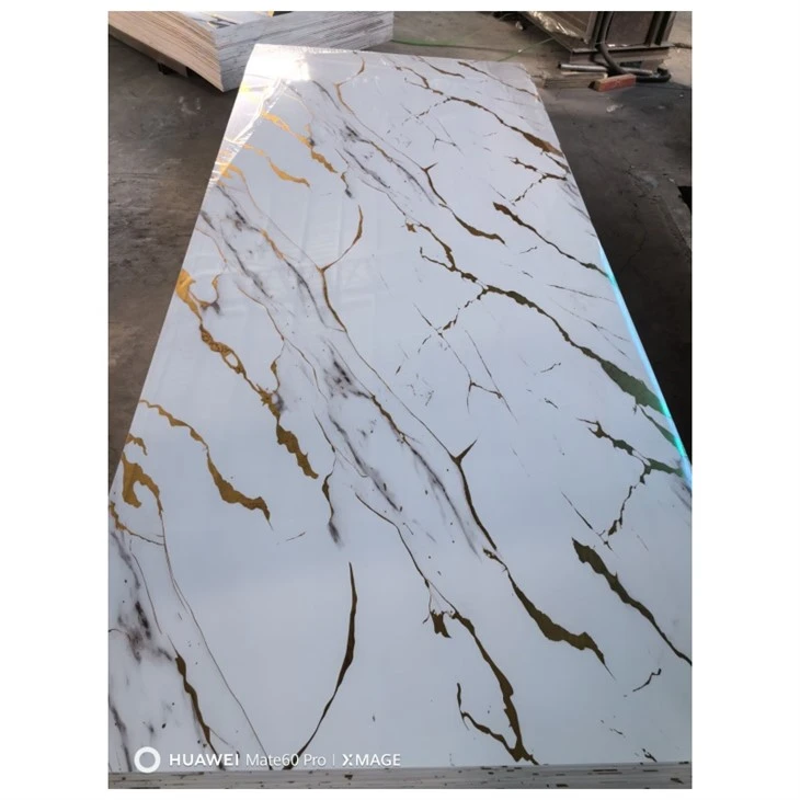 PVC veggpanel UV Mármol húðun